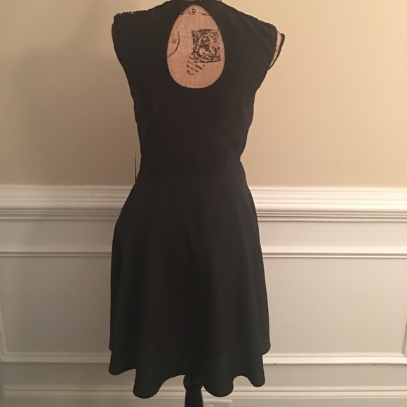Charming Charlie’s black dress with lace bodice - Picture 2 of 5